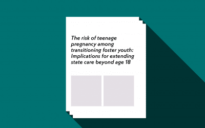 The risk of teenage pregnancy among transitioning foster youth